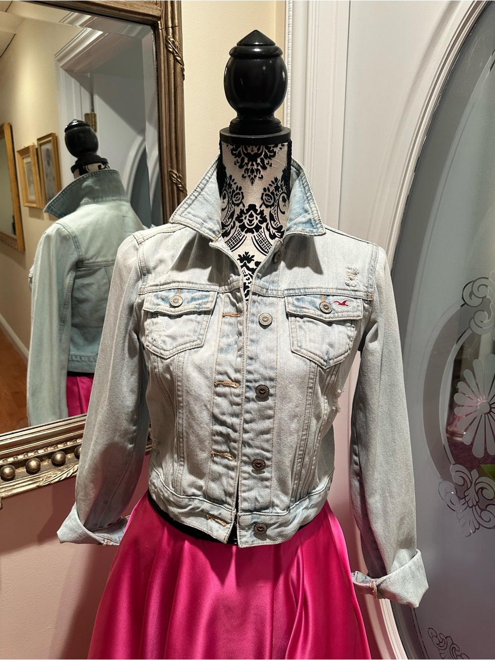 Hollister Light Blue Women's Denim Jacket